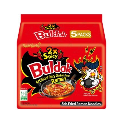 Samyang Bulldark kurczak smażony makaron, (5 x 140 g)