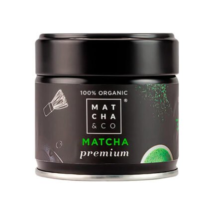 Premium organiczna zielona herbata matcha w proszku (30 g) | Zielona herbata w proszku z Japonii | Organiczna herbata matcha klasy ceremonialnej | Matcha & CO (30 g)